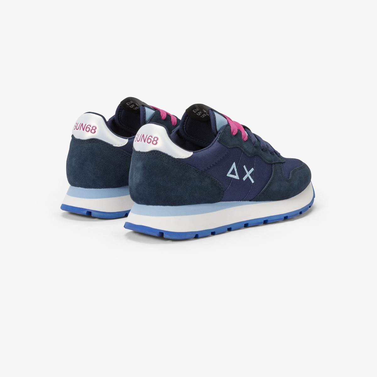 ALLY SOLID NYLON - Blue — סניקרס לנשים
