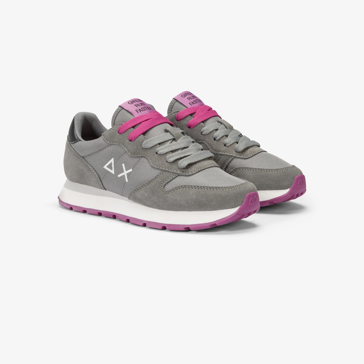 ALLY SOLID NYLON - Light Gray — סניקרס לנשים