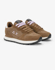 ALLY SOLID NYLON - Dark brown — סניקרס לנשים