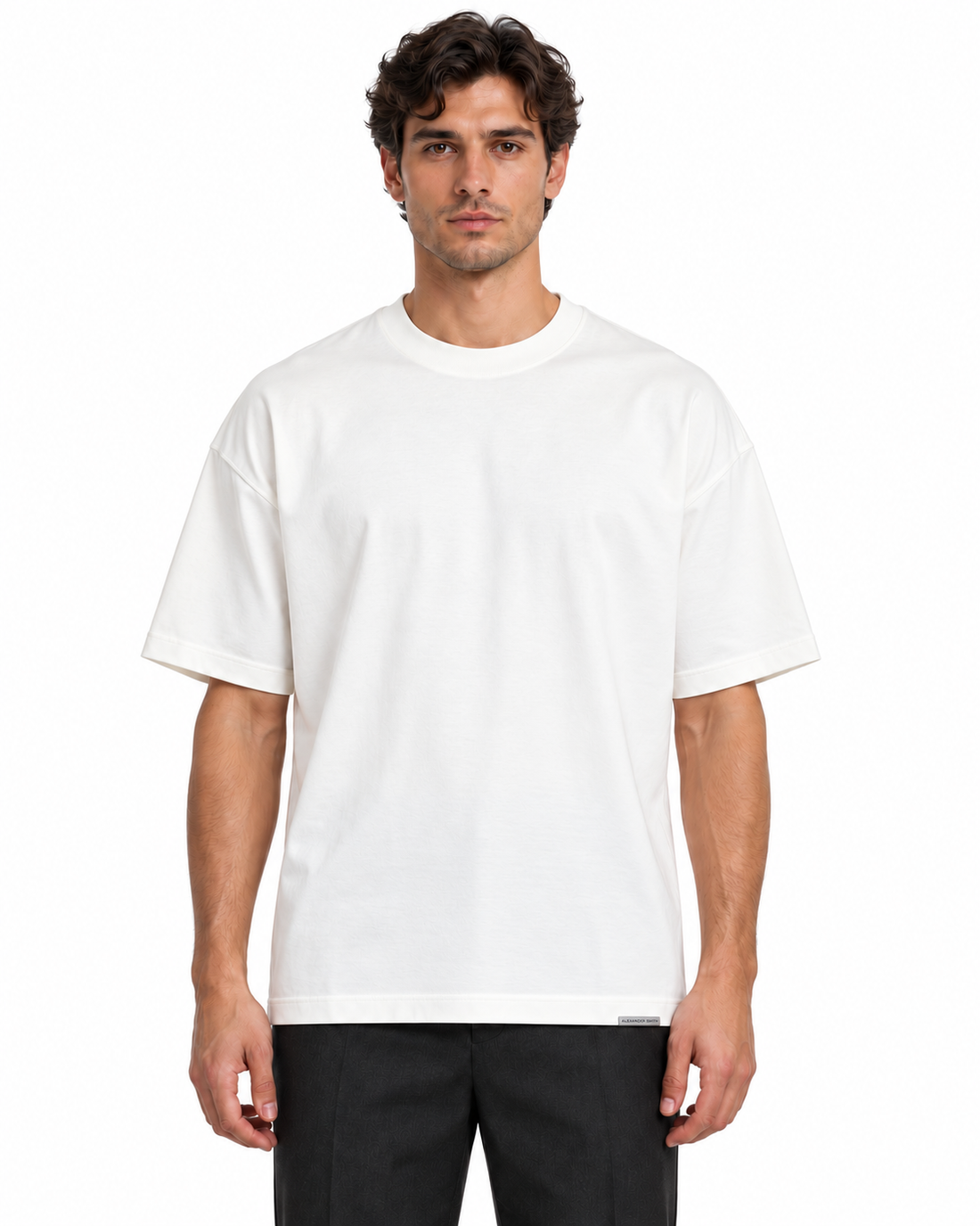 OVERSIZE T SHIRT AS262MT20-100 WHITE