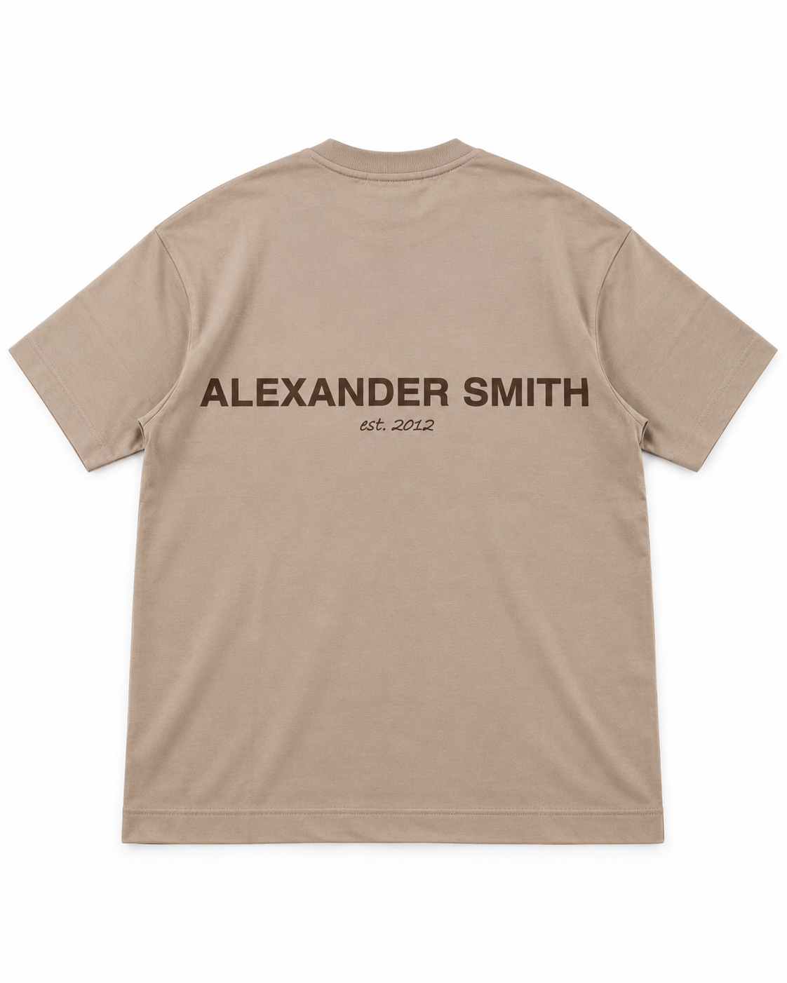 חולצת Alexander Smith MT09 Mushroom AS261MT09-030 – גב החולצה על רקע לבן