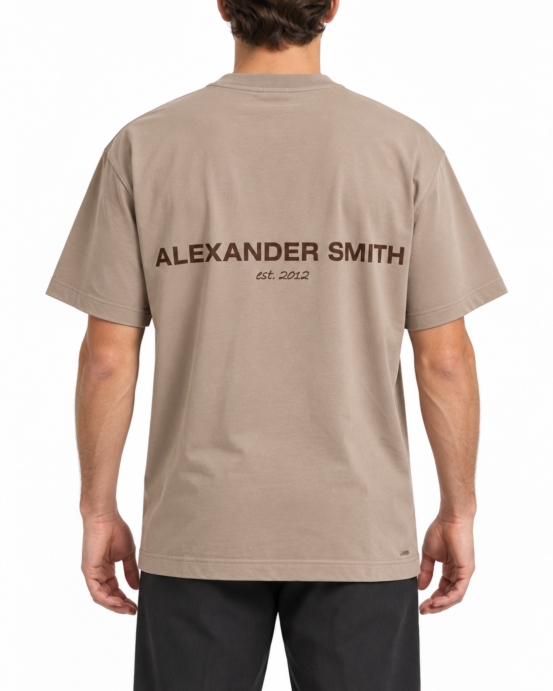 חולצת Alexander Smith MT09 Mushroom AS261MT09-030 – מבט אחורי על דוגמן