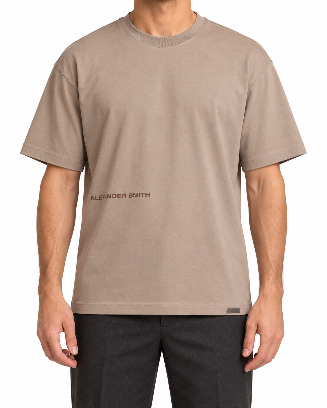 חולצת Alexander Smith MT09 Mushroom AS261MT09-030 – מבט קדמי על דוגמן