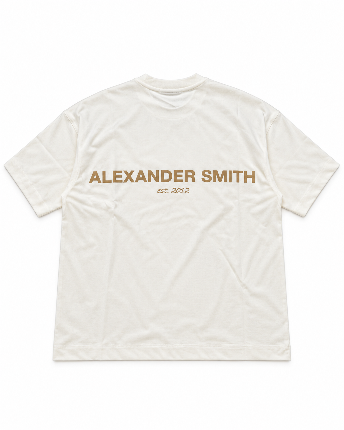 חולצת Alexander Smith MT09 לבן AS261MT09-100 – גב החולצה על רקע לבן