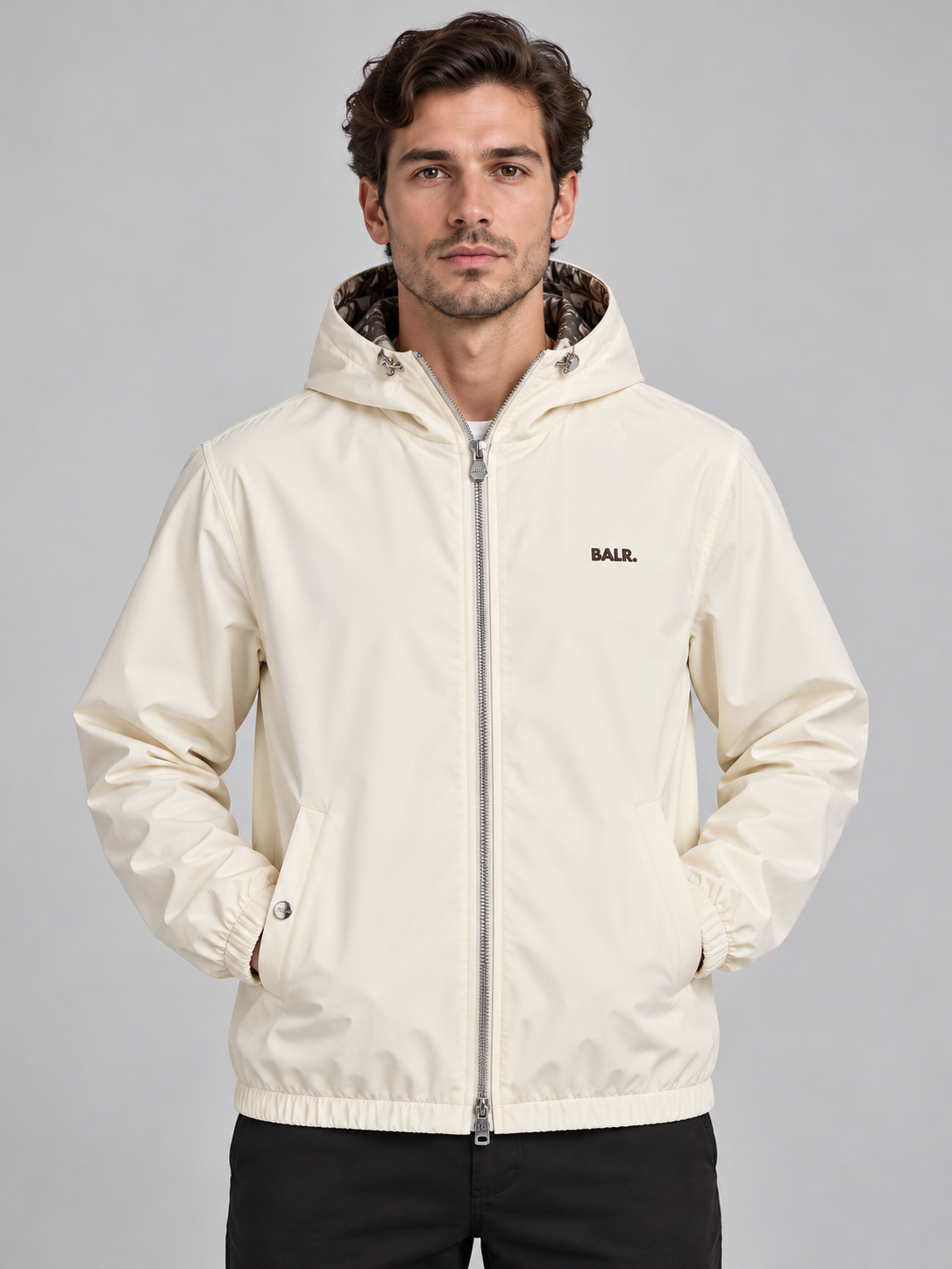 8080192BAM-03 Full Zipped Hooded Jacket