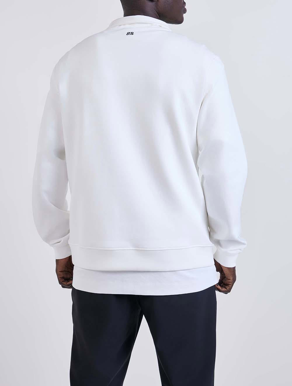 BALR 8080259BAM-01 בצבע לבן – מבט אחורי על דוגמן