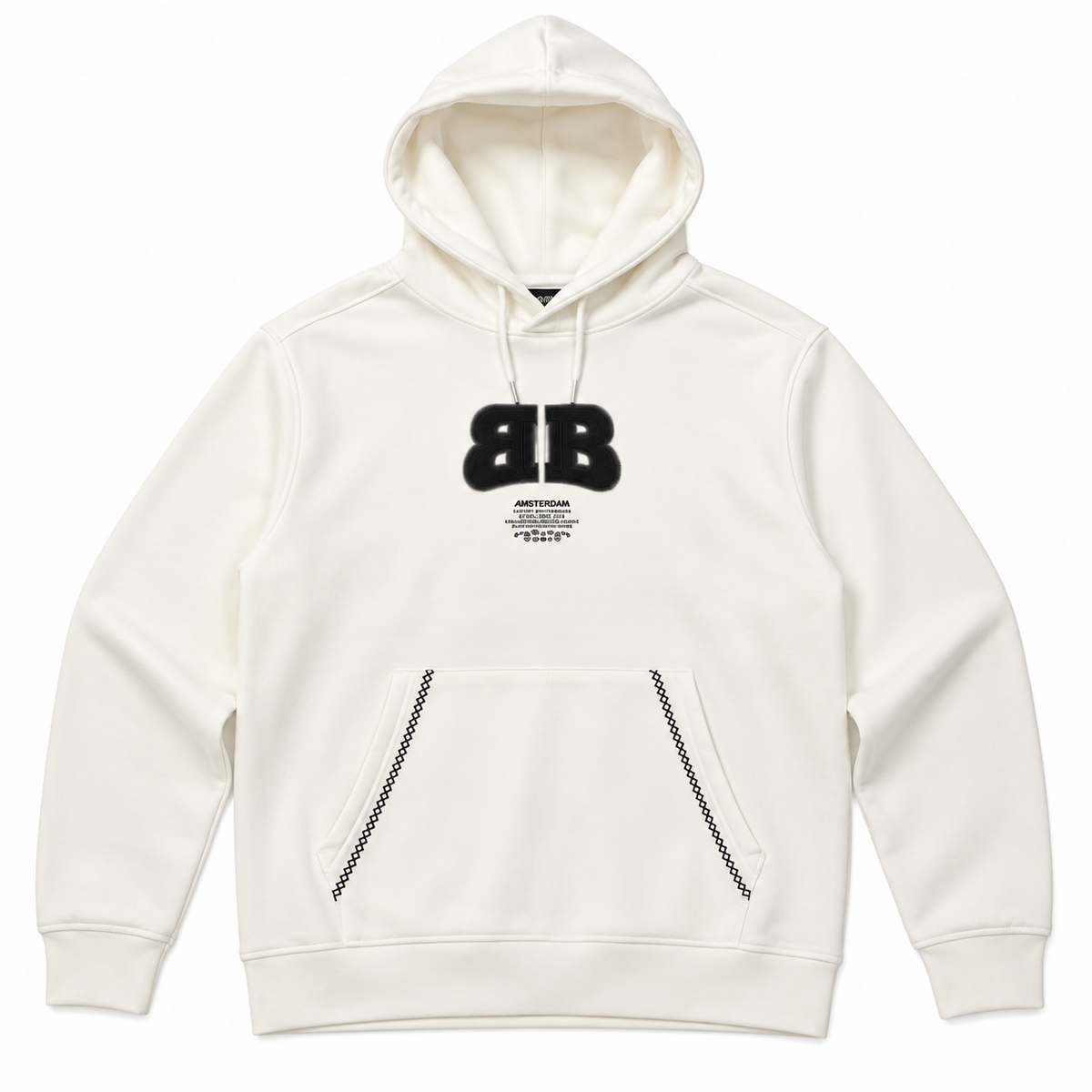 BALR קפוצ׳ון בצבע שמנת 8080260BAM-00 – חזית על רקע לבן