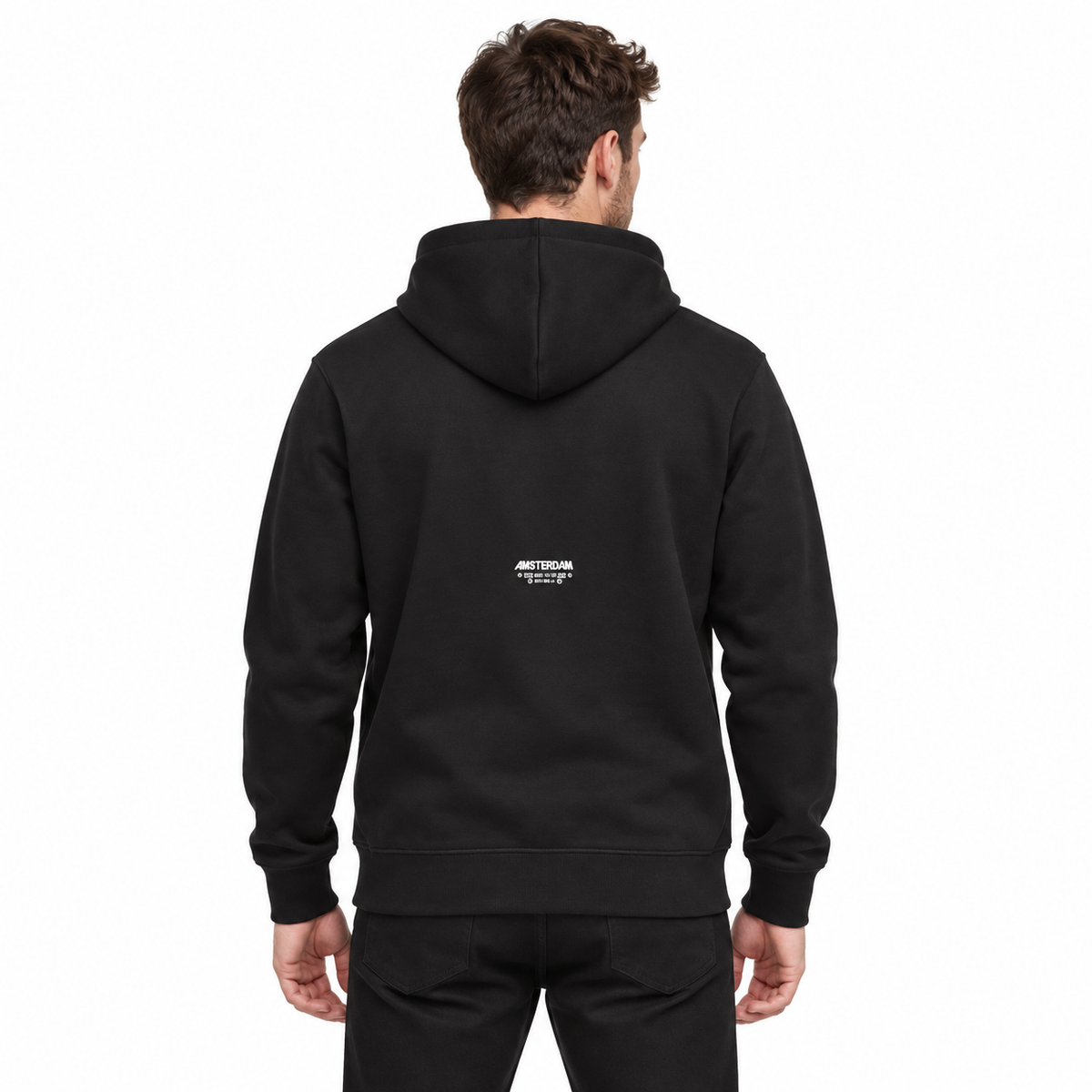 BALR קפוצ׳ון שחור 8080260BAM-99 – על דוגמן – גב