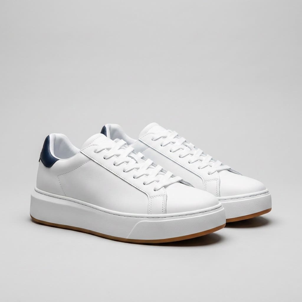 BIG BOY CLASSIC WHITE/BLUE — סניקרס לגברים