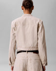 LV047G743G 3M3 EASY CROPPED DENIM JACKET MARBLE
