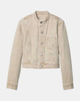 LV047G743G 3M3 EASY CROPPED DENIM JACKET MARBLE