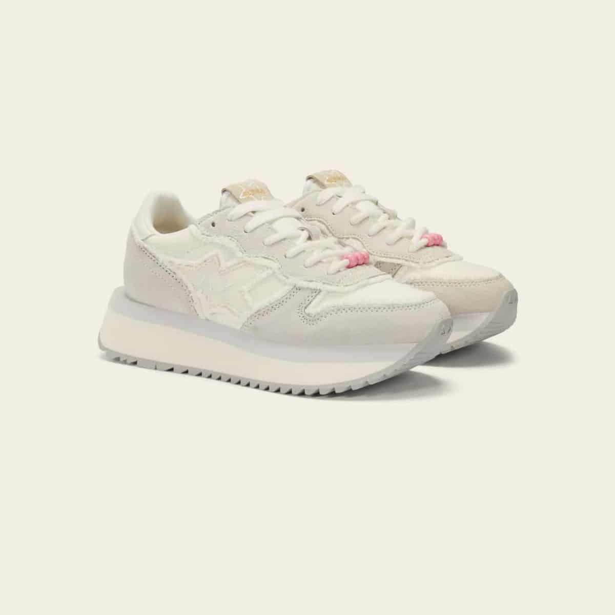 BIG STARGIRL CANVAS OFF WHITE — סניקרס לנשים