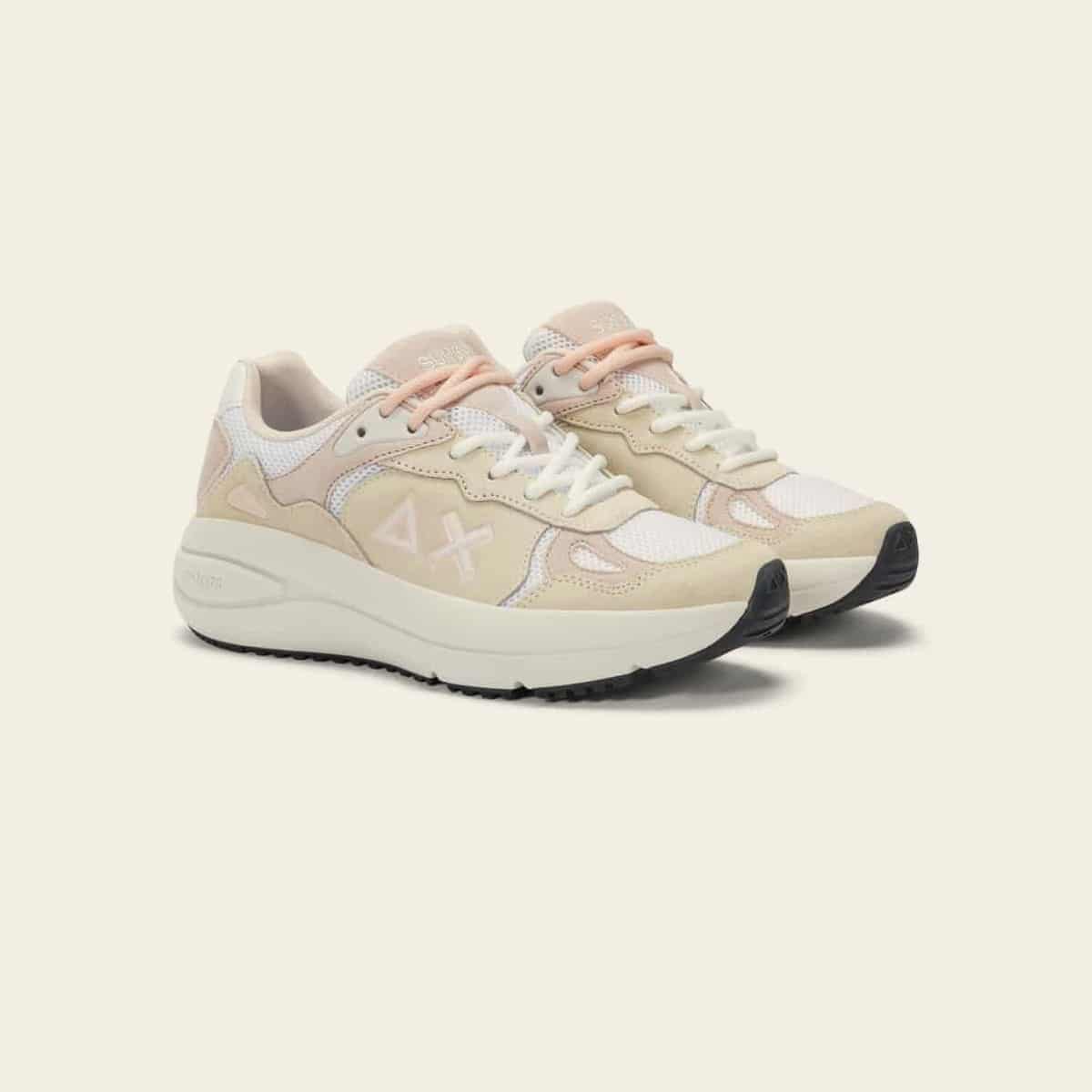 VENUS SUEDE OFF WHITE — סניקרס לנשים
