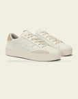 KATY LEATHER WHITE/GOLD — סניקרס לנשים