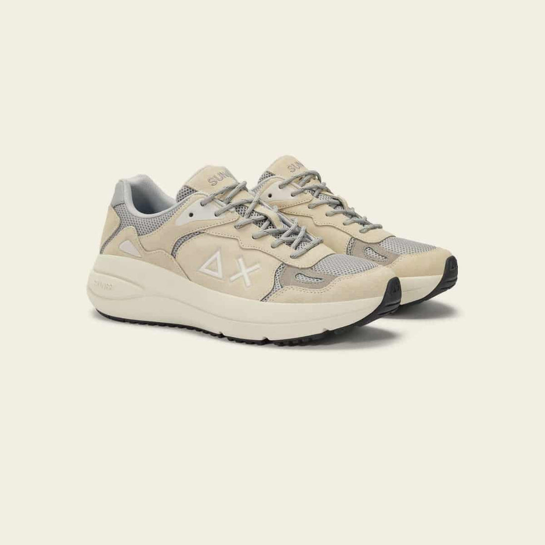 JUPITER SUEDE BIANCO PANNA — סניקרס לגברים