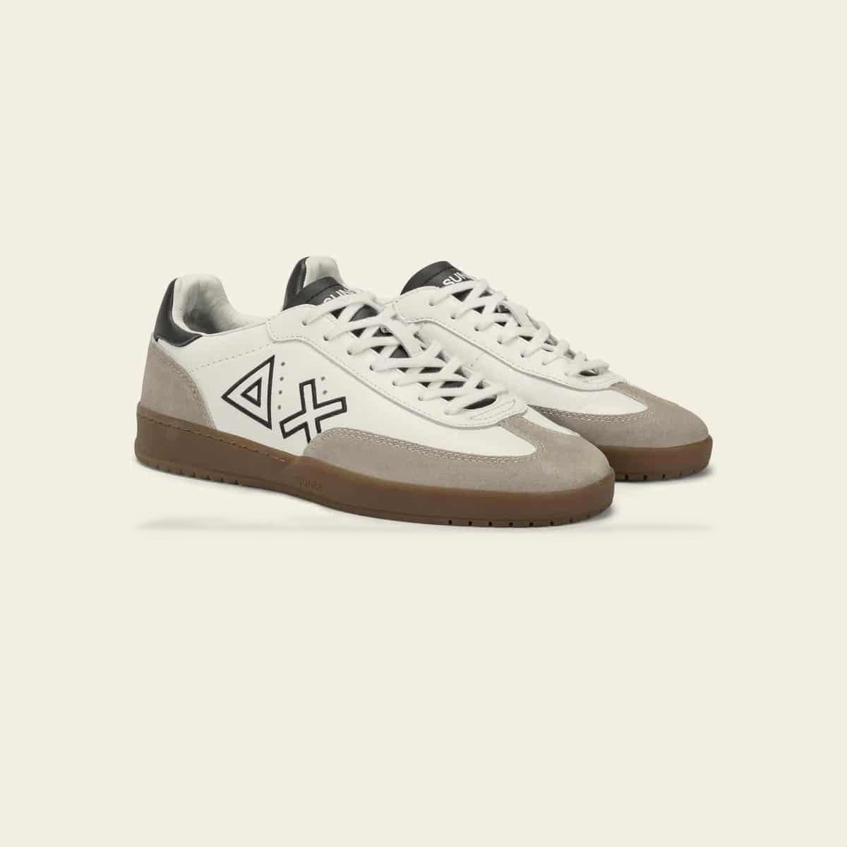 CALIFORNIA SUN LEATHER - White — סניקרס לגברים