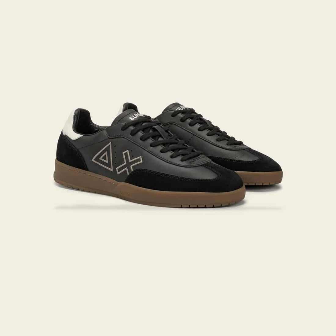 CALIFORNIA SUN LEATHER - Black — סניקרס לגברים
