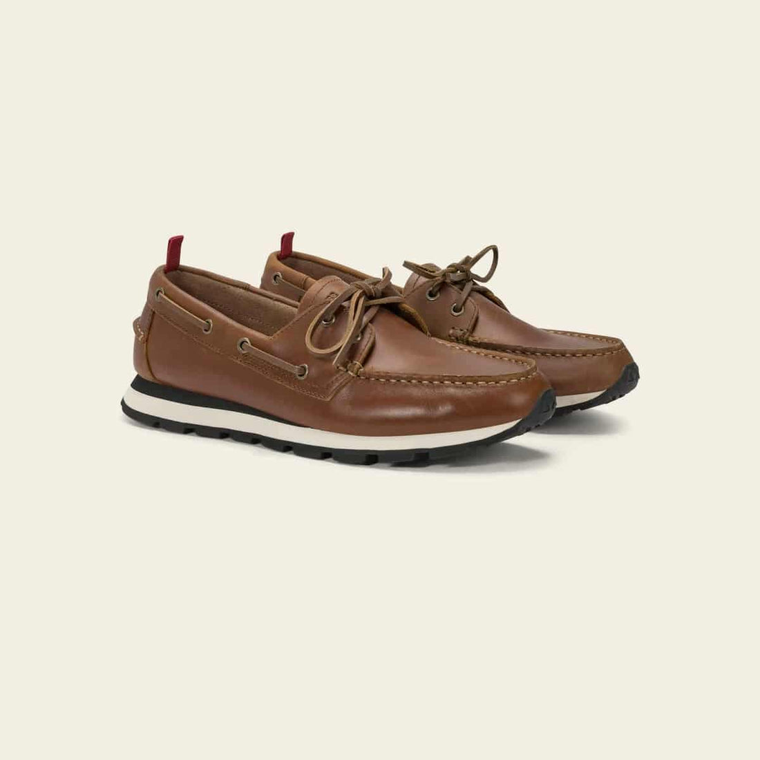 TOM BARCA LEATHER - BROWN — מוקסין לגברים