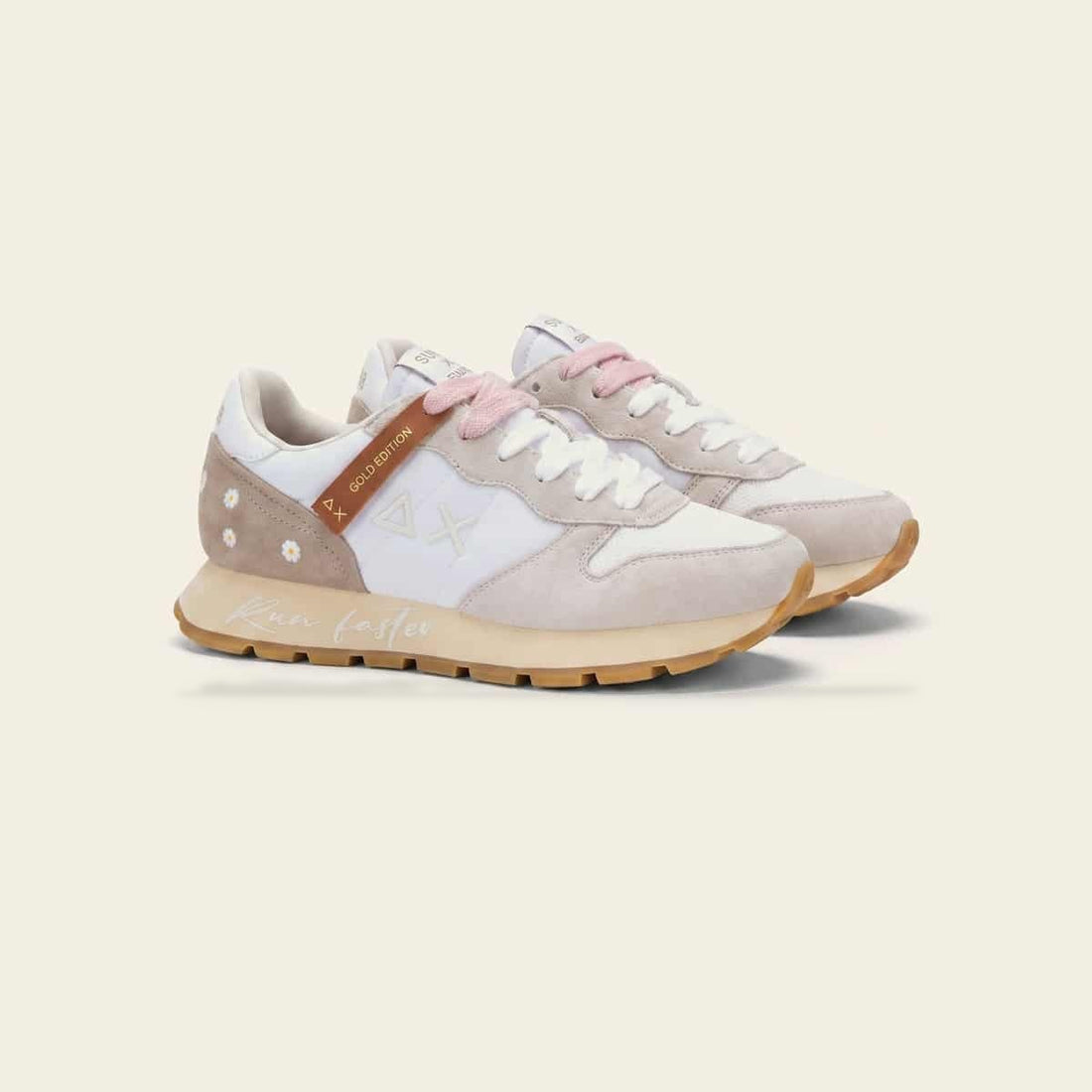 ALLY VINTAGE SNEAKER - OFF WHITE — סניקרס לנשים