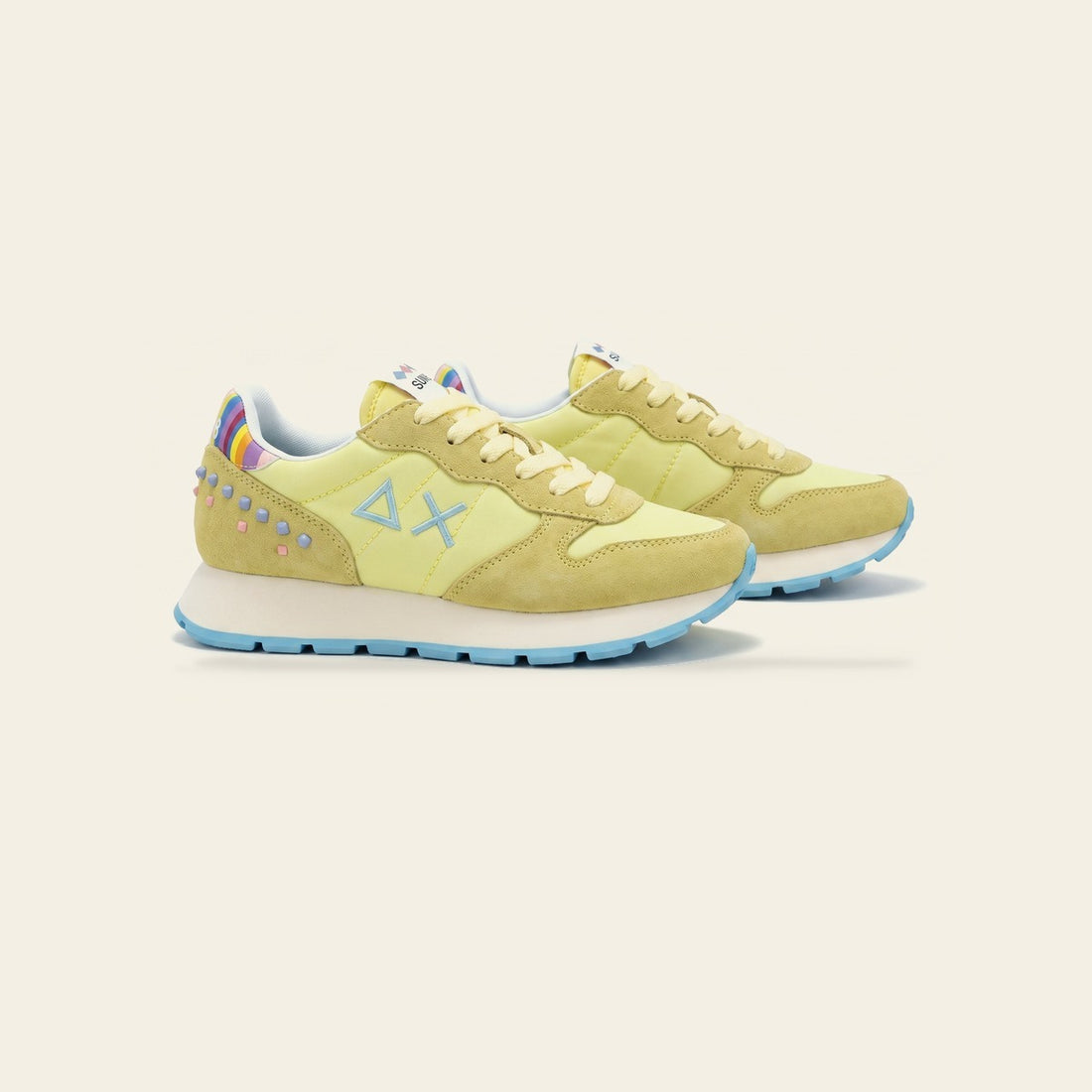 ALLY STUDS YELLOW — סניקרס לנשים