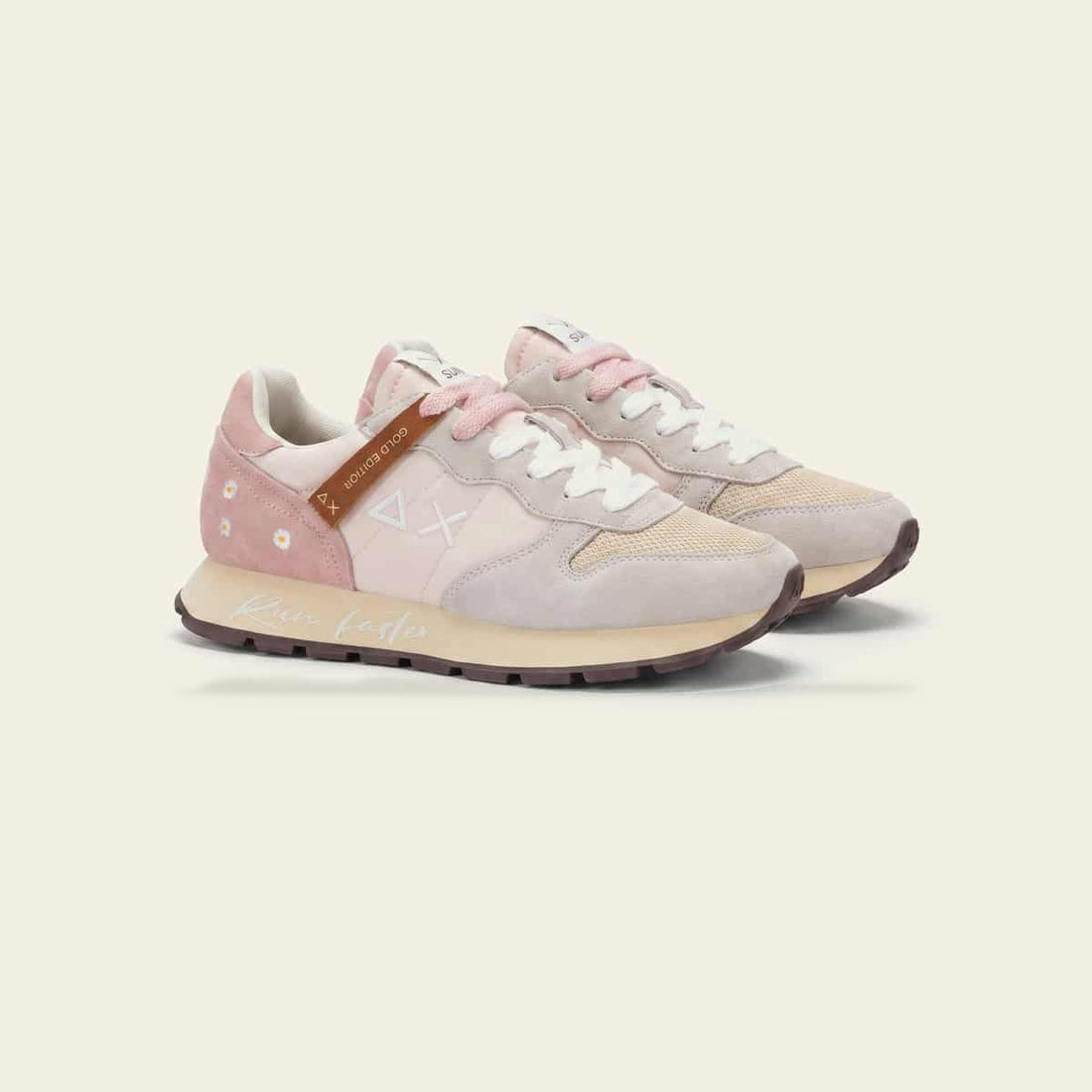ALLY VINTAGE SNEAKER - PORCELAIN PINK — סניקרס לנשים
