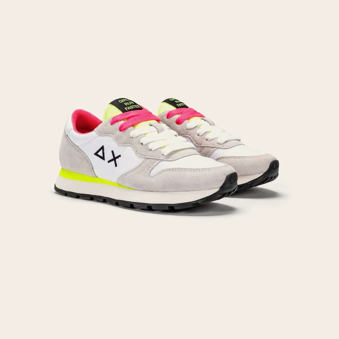 ALLY SOLID NYLON - White — סניקרס לנשים