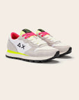 ALLY SOLID NYLON - White — סניקרס לנשים