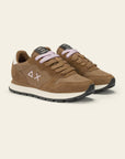 ALLY SOLID NYLON - Dark brown — סניקרס לנשים