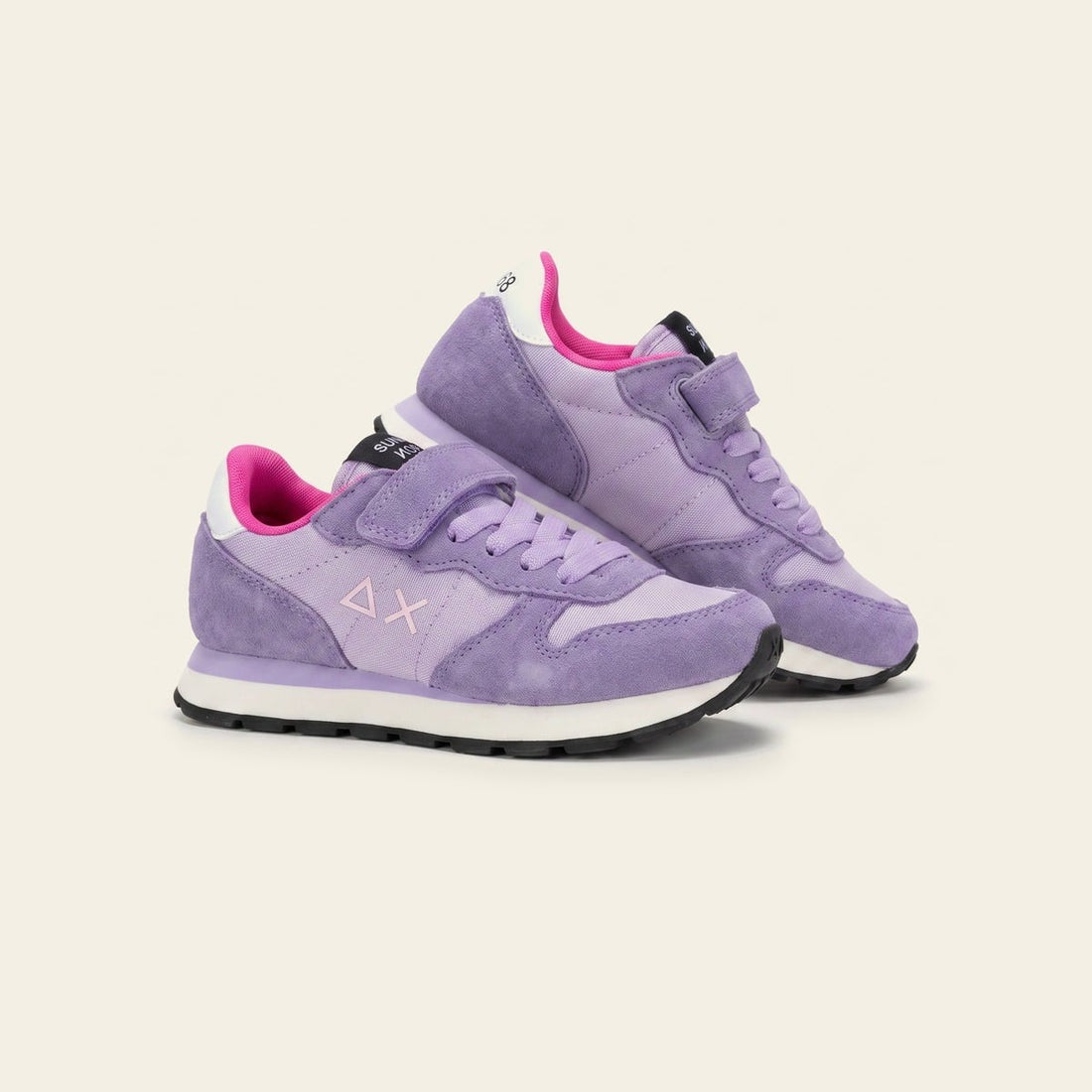 GIRL ALLY SOLID NYLON KID - Purple — נעלי ילדים