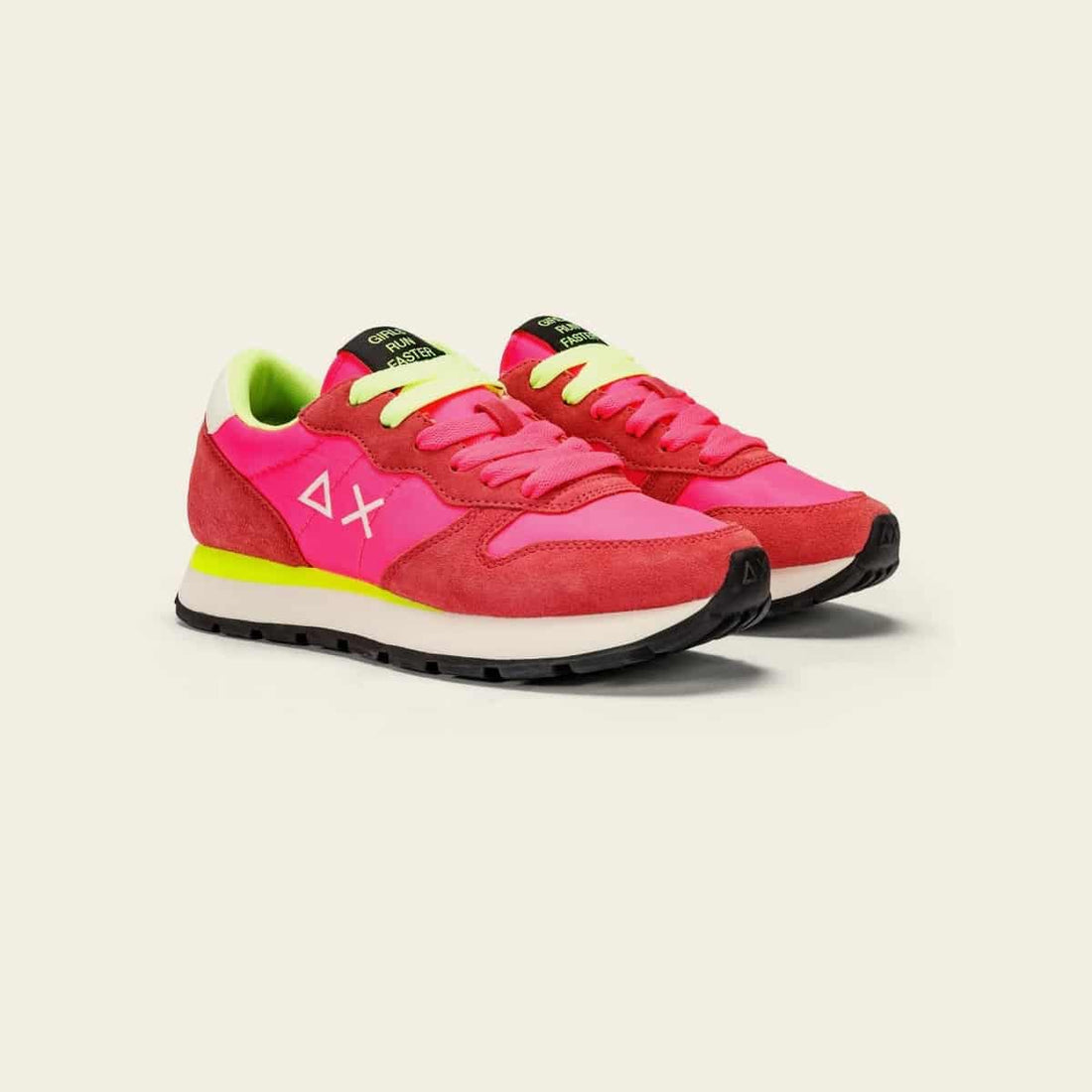 ALLY SOLID NYLON - Fuchsia — סניקרס לנשים
