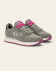 ALLY SOLID NYLON - Light Gray — סניקרס לנשים