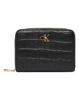 CK LV04F1095G UB1 CK CROC MEDIUM FLAP ZIP AROUND