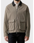 LV04RG400G PAY LS MATTY CANVAS CONTRAST COLLAR