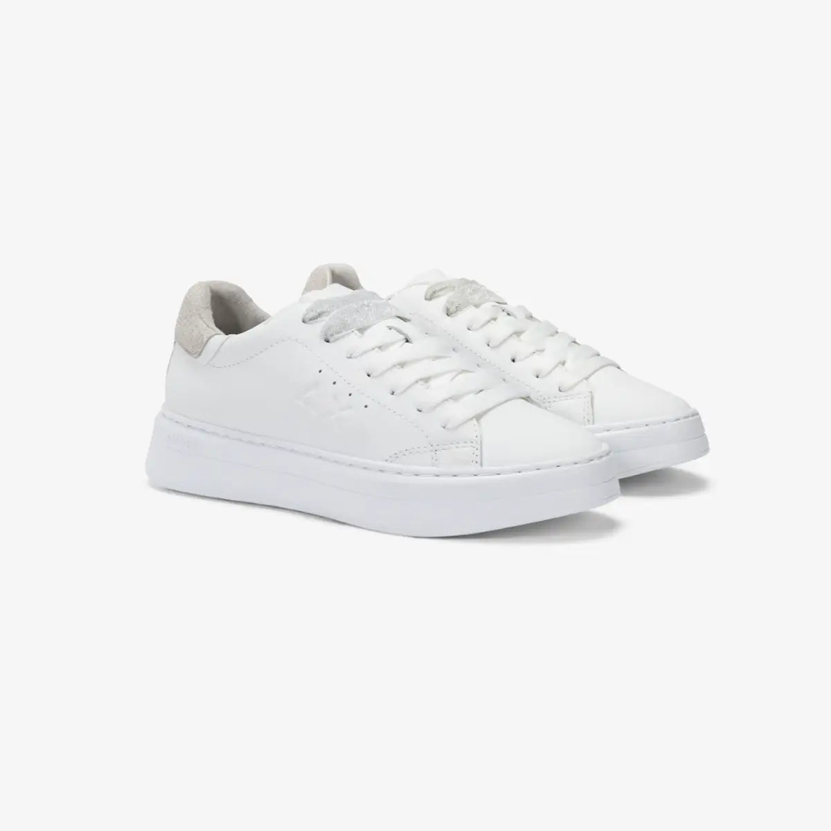 GRACE LEATHER WHITE — סניקרס לנשים