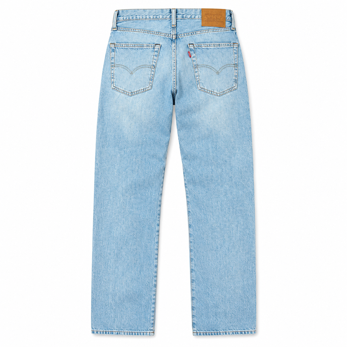 ג׳ינס Levi’s 555 Relaxed Straight כחול בהיר 000LO-0009 – גב על רקע לבן