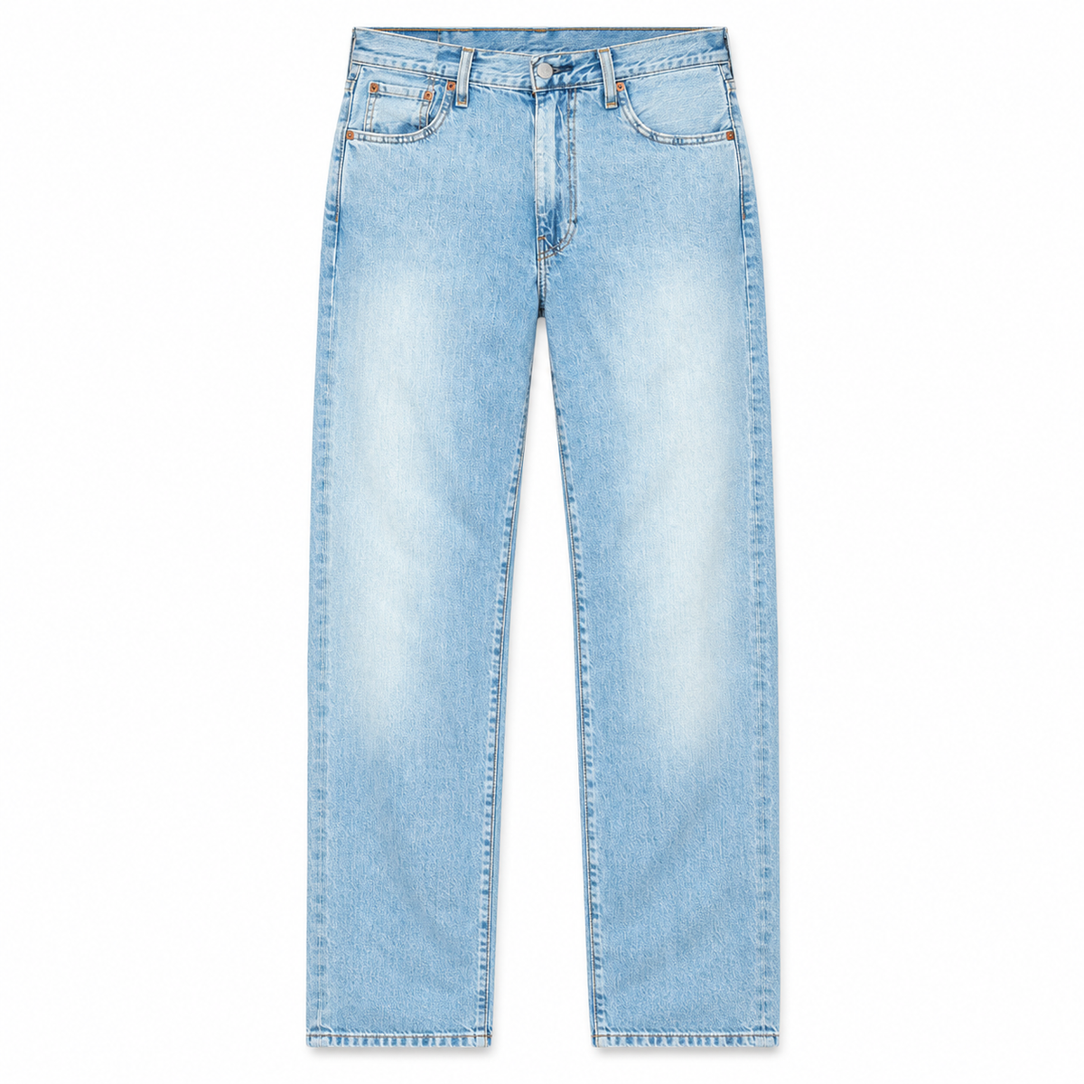 ג׳ינס Levi’s 555 Relaxed Straight כחול בהיר 000LO-0009 – חזית על רקע לבן