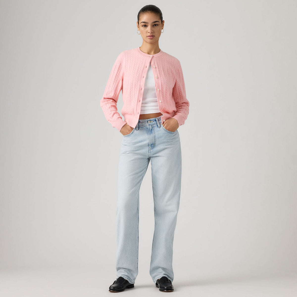 ג׳ינס Levi’s Easy Dad 005DC-0000 – תצוגת לבוש מלאה