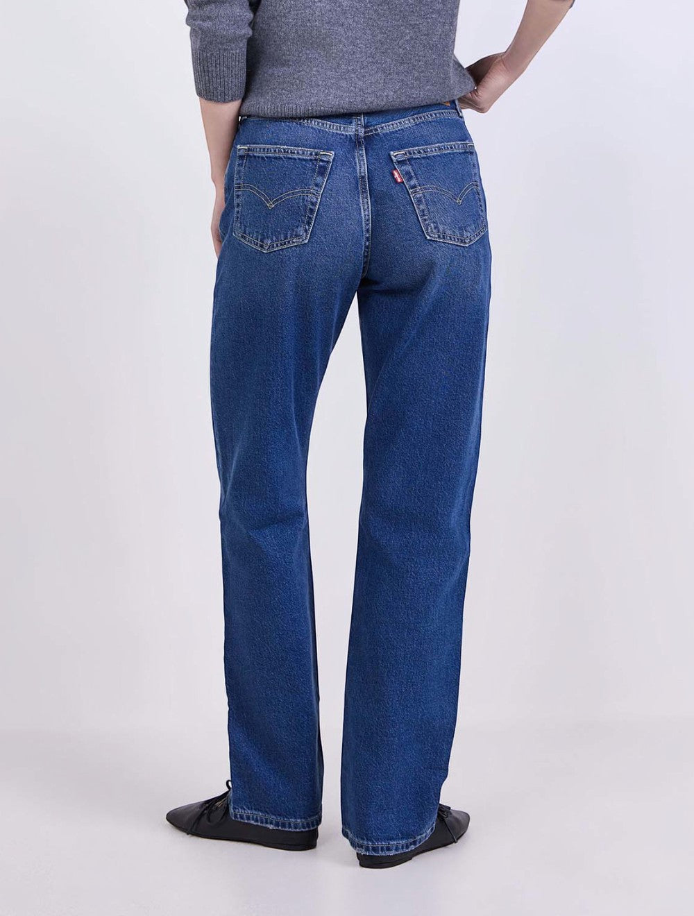 ג׳ינס Levi’s Easy Dad לנשים כחול 005DC-0004 – מבט מאחור