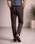 GIANNI LUPO מכנס פשתן FJ3270 S26 BROWN