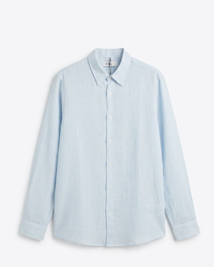 BUS158 YN CLOUD BUTTON SHIRT WHITE