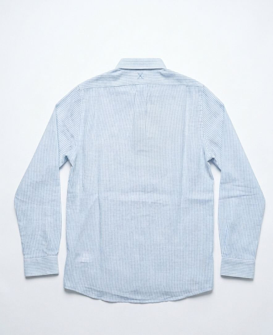 BUS158 YN CLOUD BUTTON SHIRT WHITE