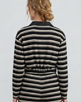W JERSEY LS POLO SHIRT 27173880T BLACK 99