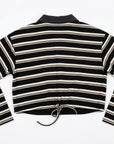W JERSEY LS POLO SHIRT 27173880T BLACK 99