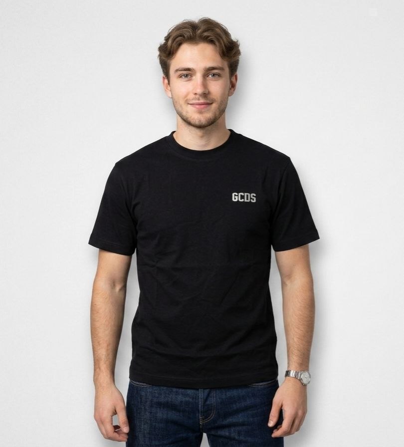 GCDS T-SHIRT MT42 BLACK