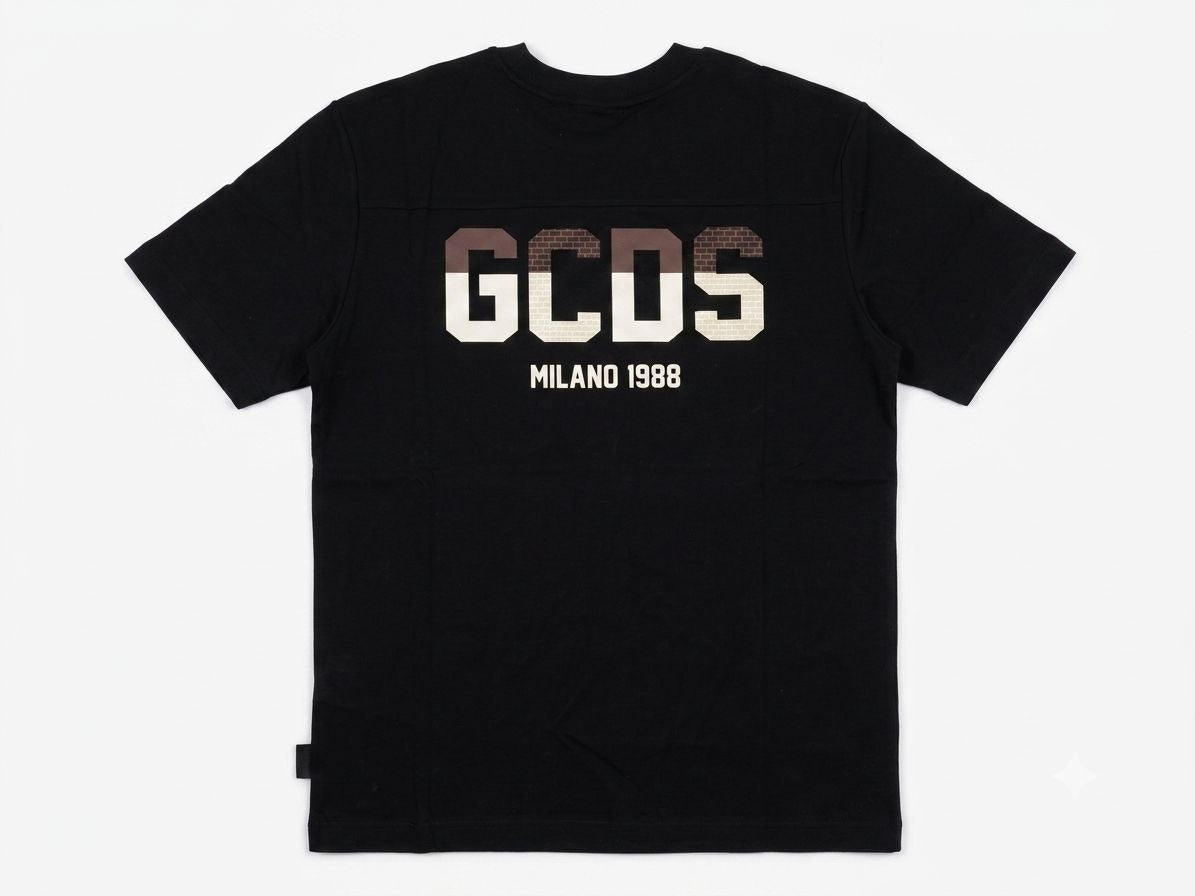 GCDS T-SHIRT MT42 BLACK