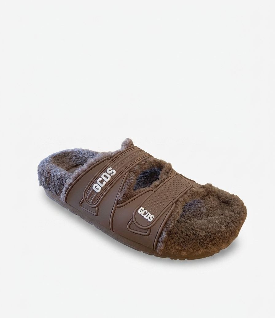 GCDS כפכף לנשים GC262WF15-001 BROWN