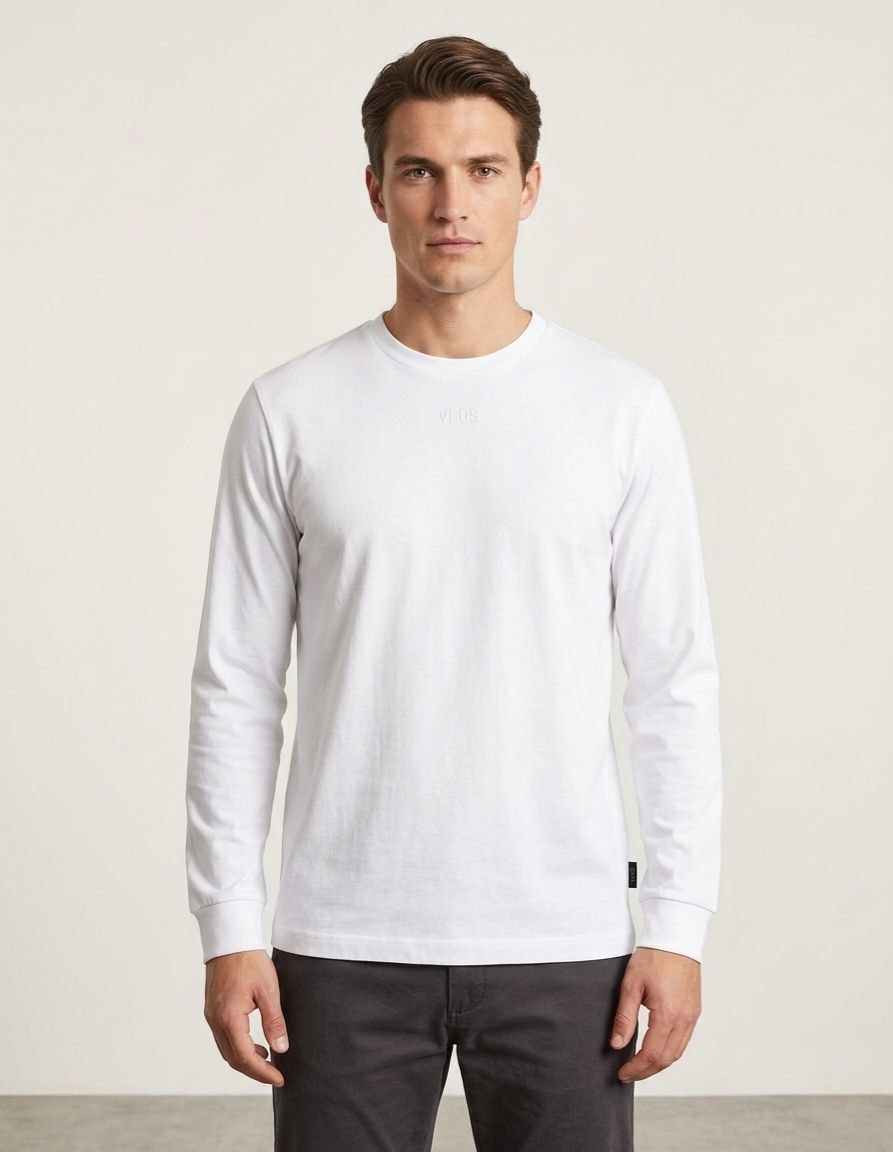 GCDS T-SHIRT ML23 WHITE
