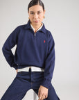 211B18685 010 KNIT-HALF ZIP-SWEATSHIRT