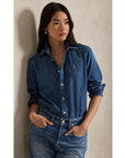 211969458 001 LS CRLTE ST-LONG SLEEVE-BUTTON FRONT