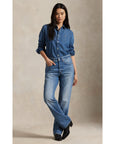211969458 001 LS CRLTE ST-LONG SLEEVE-BUTTON FRONT